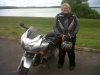 Hattie and Me at Grafham Water our first ride out.jpg