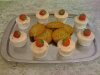 vanilla cupcakes with fresh strawberry buttercream & coconut oat biscuits.jpg