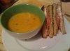 Co-op pumpkin soup and a 'reubens' sandwich.jpg