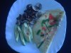 todays brekkie! cheese,tomato and spring onion omlette with creamy mushrooms and avacado with a .jpg