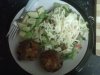 stirfried quorn mince salad with cheese and mayo and avocado.jpg