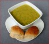 BROCCOLI - SWEET POTATO - POTATO SOUP AND ROLL.JPG